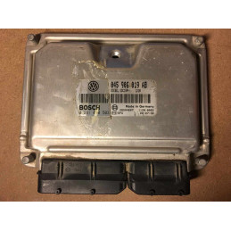 ECU BOSCH EDC15P+22.4.2 0281010503 VW POLO III (6N) 1.4 TDI 75CV 045906019AB / SW 1210 - 1037354620 - CON INMOVILIZADOR ANULADO