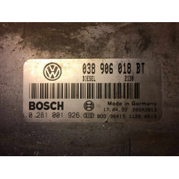 ECU MOTOR BOSCH EDC15V-5.36 0281001926 VAG 038906018BT