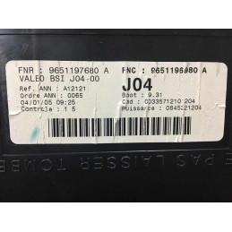 BSI VALEO J04-00 PSA 9651196980 9651197680A VARIANT A