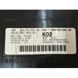 BSI K02-00 VALEO PSA 9651197080 9651197780