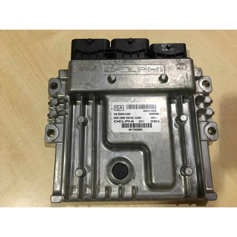 ECU MOTOR DELPHI DCM3.5 28303589 PSA 9666912580 ECU MOTOR DELPHI DCM3.5 28303589 PSA 9666912580