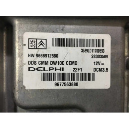 ECU MOTOR DELPHI DCM3.5 28303589 PSA 9666912580