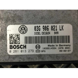 ECU MOTOR BOSCH EDC16U34 0281013279 VAG 03G906021LK