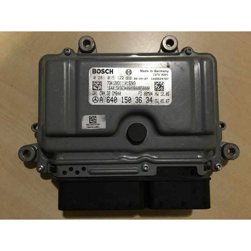 ECU MOTOR BOSCH EDC16C32-5.32 0281015122 MERCEDES A6401503634