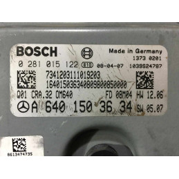 ECU MOTOR BOSCH EDC16C32-5.32 0281015122 MERCEDES A6401503634