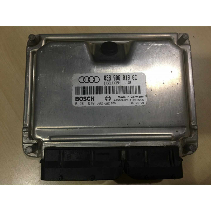 ECU MOTOR BOSCH EDC15P+22.3.2 0281010892 VAG 038906019GC