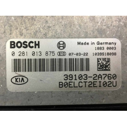 ECU MOTOR BOSCH EDC16C39-5.41 0281013875 KIA 39103-2A760