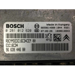 ECU MOTOR BOSCH EDC16C34-4.11 0281012620 PSA 9663944680