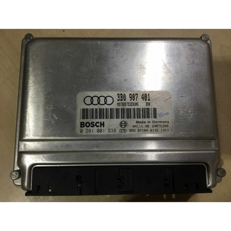 ENGINE ECU BOSCH EDC15M 0281001938 VAG 3B0907401