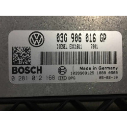 ECU MOTOR BOSCH EDC16U1-5.41 0281012168 VAG 03G906016GP