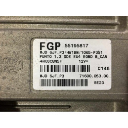 ECU MOTOR MAGNETI MARELLI MJD 6JF.P3 7160005300 FIAT 55195817