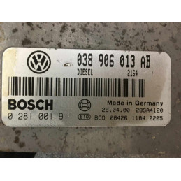 ECU MOTOR BOSCH EDC15V-5.29 0281001911 VAG 038906013AB