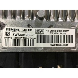 ECU MOTOR SIEMENS SID 803 5WS40196F-T PSA 9655041480