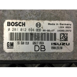 ECU MOTOR BOSCH EDC16C9 0281012694 OPEL 55560810 DB