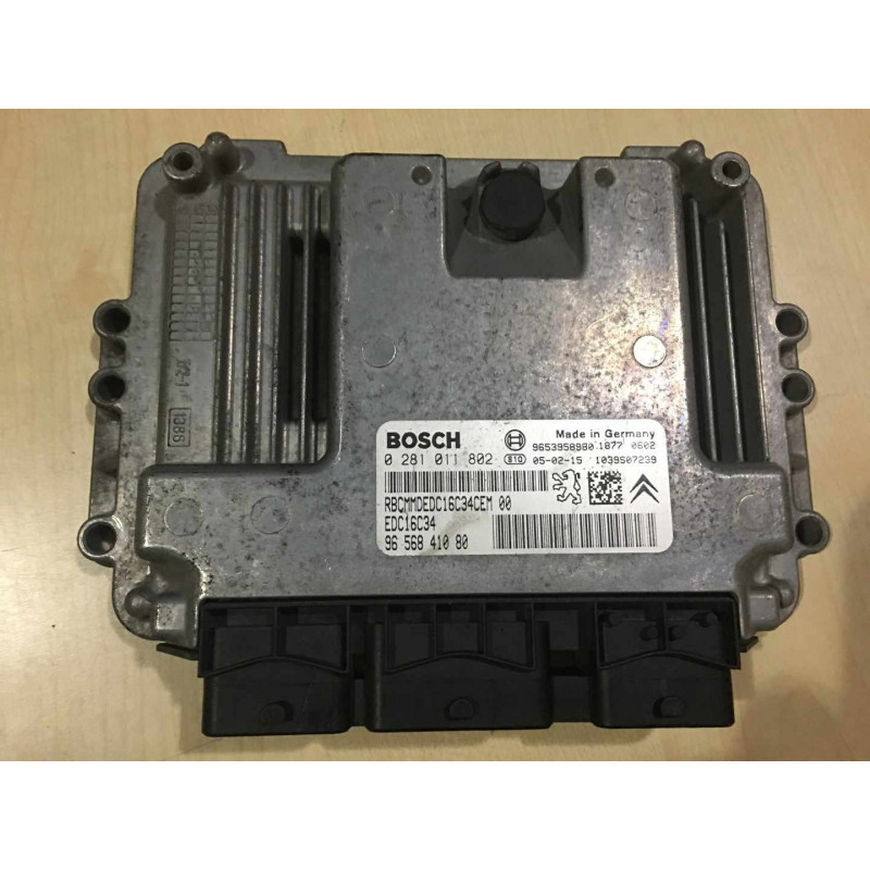 ECU MOTOR BOSCH EDC16C34-2.10 0281011802 PSA 9656841080