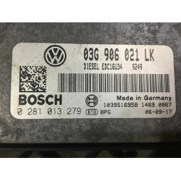 ECU MOTOR BOSCH EDC16U34-3.41 0281013279 VAG 03G906021LK