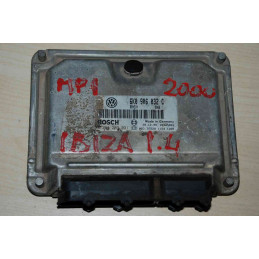 ECU BOSCH ME7.5.10 0261206031 SEAT IBIZA II / CORDOBA I (6K) 1.4i 60CV AKK 6K0906032C / SW S066 - 1037352066 - CON INMO ANULADO