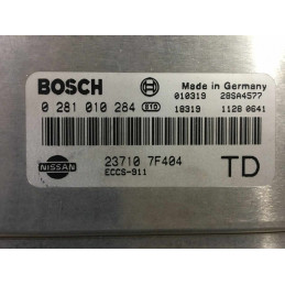 ENGINE ECU BOSCH EDC15V+1-5.1 0281010284 NISSAN 237107F404