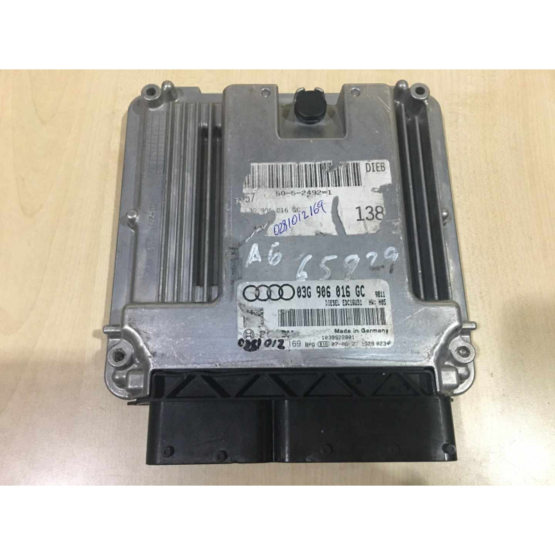 ECU MOTOR BOSCH EDC16U31-4.82 0281012169 VAG 03G906016GC ECU MOTOR BOSCH EDC16U31-4.82 0281012169 VAG 03G906016GC