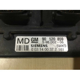 ECU MOTOR SIEMENS SIMTEC 70 5WK9161 OPEL 90520859 MD