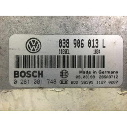 ECU MOTOR BOSCH EDC15V-5.1 0281001748 VAG 038906013L