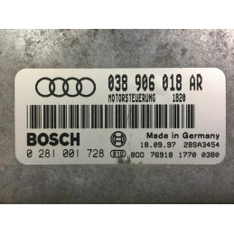 ECU MOTOR BOSCH EDC15V-5.36 0281001728 VAG 038906018AR