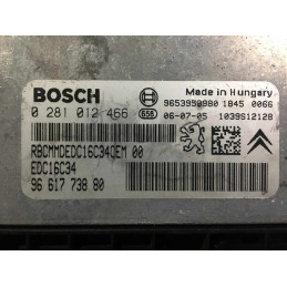 ECU MOTOR BOSCH EDC16C34 0281012466 PSA 9661773880