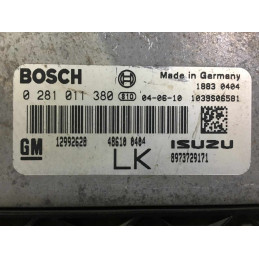 ECU MOTOR BOSCH EDC16C9-3.30 0281011380 OPEL 12992628 LK