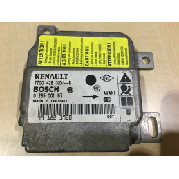 AIRBAG ECU BOSCH 0285001157 RENAULT 7700428310B