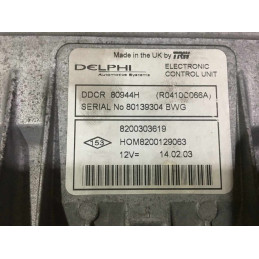 ECU MOTOR DELPHI DDCR R0410C066A RENAULT 8200303619 HOM8200129063