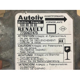 AIRBAG ECU AUTOLIV 550803600 RENAULT 7700437475 AK