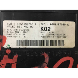 BSI K02 VALEO PSA 9651197080 9651197780A VARIANTE A