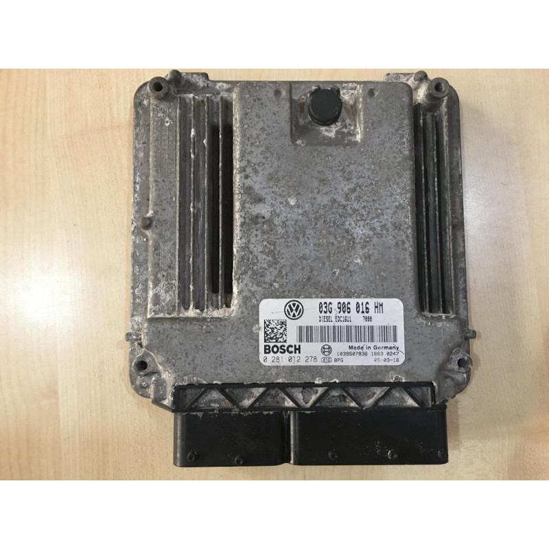 ECU MOTOR BOSCH EDC16U1-5.41 0281012278 VAG 03G906016HM