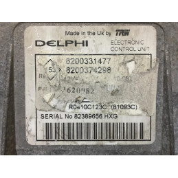 ECU MOTOR DELPHI DDCR R0410C123C RENAULT 8200331477 8200374298