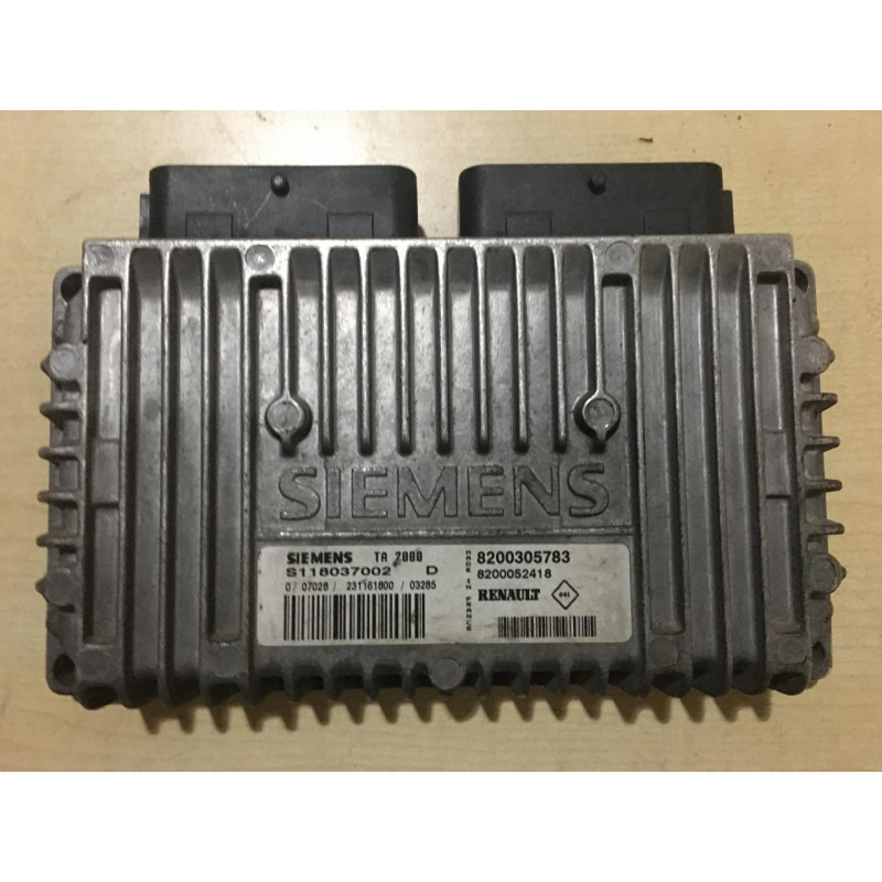 GEAR BOX ECU SIEMENS TA2000 S118037002D RENAULT 8200305783 8200052418