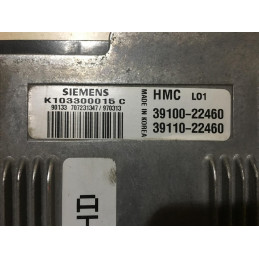 ECU MOTOR SIEMENS FENIX 5 K103300015C HYUNDAI 39100-22460 39110-22460