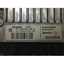 ECU MOTOR SIEMENS VDO SID 301 S122326108A RENAULT 8200565863