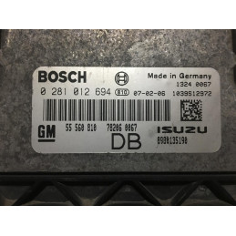 ECU MOTOR BOSCH EDC16C9-3.30 0281012694 OPEL 55560810 DB