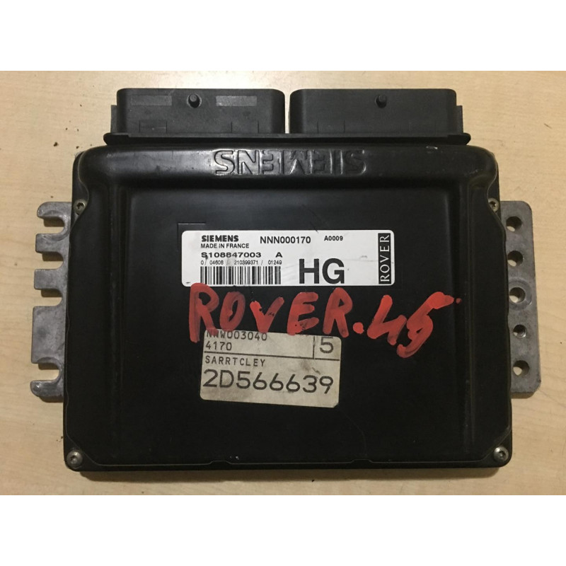 ECU MOTOR SIEMENS S108847003A ROVER NNN000170 HG