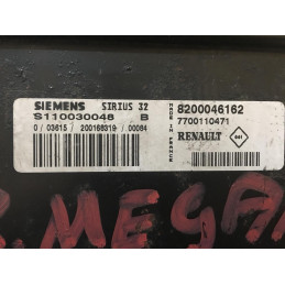 ECU MOTOR SIEMENS SIRIUS 32 S110030048B RENAULT 8200046162 7700110471