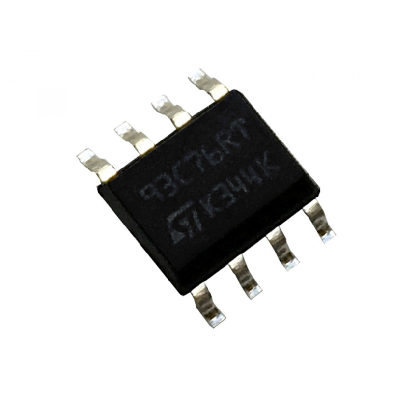 EEPROM MEMORY ST M93C76-RMN3TP/K 8Kbits SOIC8