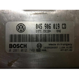 ECU MOTOR BOSCH EDC15P+23.4.2 0281012749 VAG 045906019CD