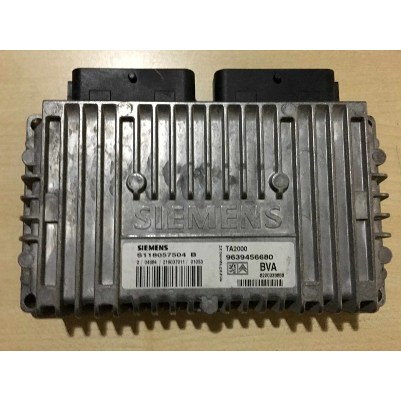 ECU CAJA CAMBIOS SIEMENS TA2000 S118057504B RENAULT 9639456680 8200038888