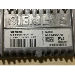 ECU CAJA CAMBIOS SIEMENS TA2000 S118057504B RENAULT 9639456680 8200038888