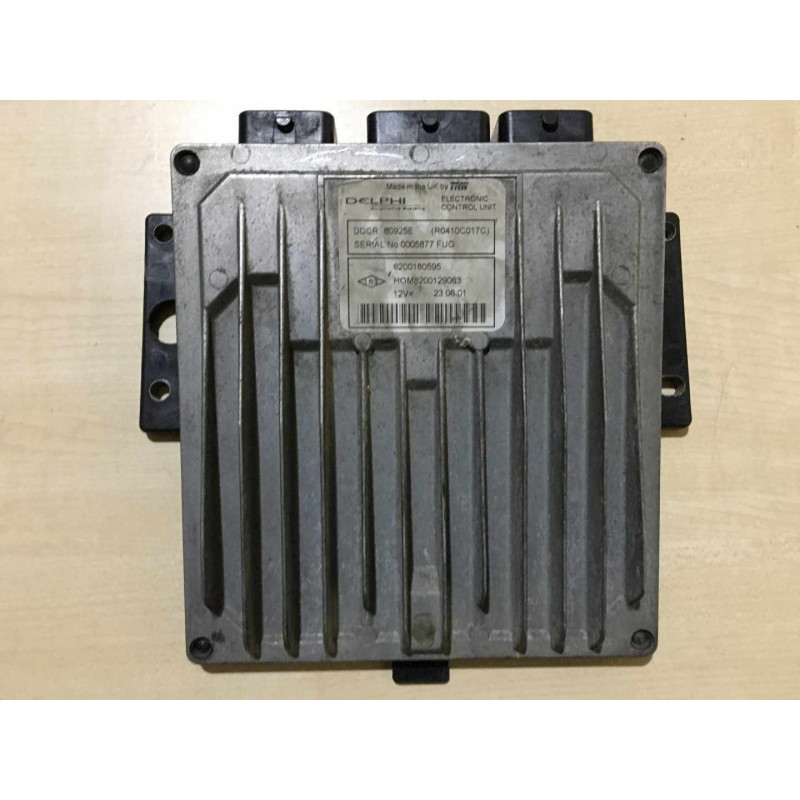 ECU MOTOR DELPHI DDCR R0410C017C RENAULT 6200180595 HOM8200129063