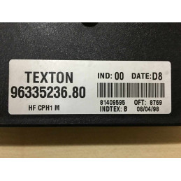 ECU CIERRE TEXTON HFCPH1M PSA 9633523680