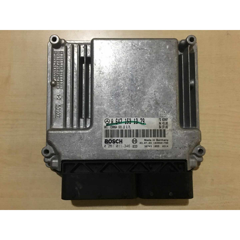 ECU MOTOR BOSCH EDC16C2-7.12 0281011346 MERCEDES A6471531379