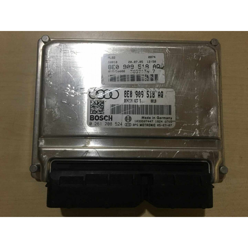ECU MOTOR BOSCH ME7.5 0261208524 VAG 8E0909518AQ ECU MOTOR BOSCH ME7.5 0261208524 VAG 8E0909518AQ