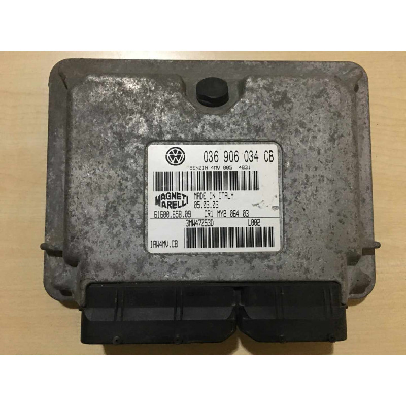 ECU MOTOR MAGNETI MARELLI IAW 4MV.CB 61600.658.09 VAG 036906034CB