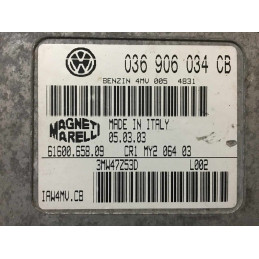 ECU MOTOR MAGNETI MARELLI IAW 4MV.CB 61600.658.09 VAG 036906034CB